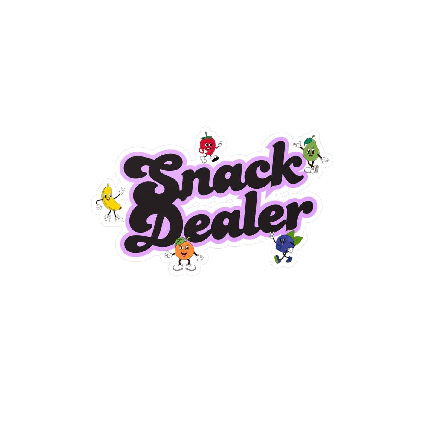 Snack Dealer Funny Fruit Sticker