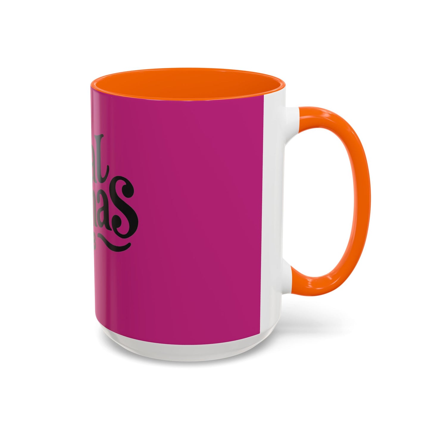 Feral Mamas Club Accent Coffee Mug - Stylish Pink Mug for Hip Moms