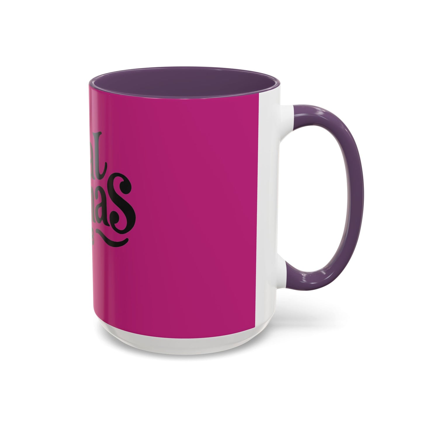Feral Mamas Club Accent Coffee Mug - Stylish Pink Mug for Hip Moms