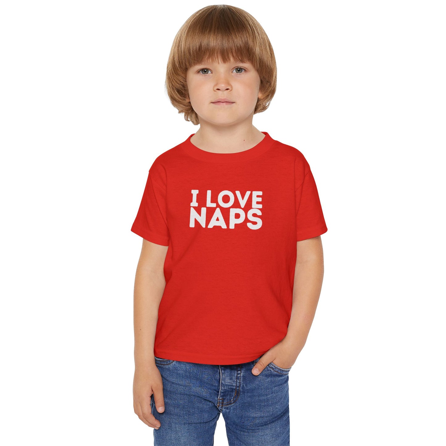 Toddler T-shirt with 'I Love Naps' Design, Fun Kids Apparel, Birthday Gift, Baby Shower, Toddler Wear, Cute Napping Tee