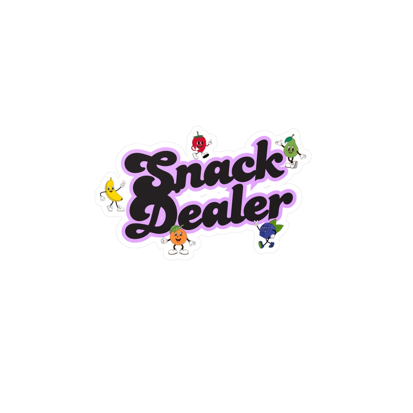 Snack Dealer Funny Fruit Sticker