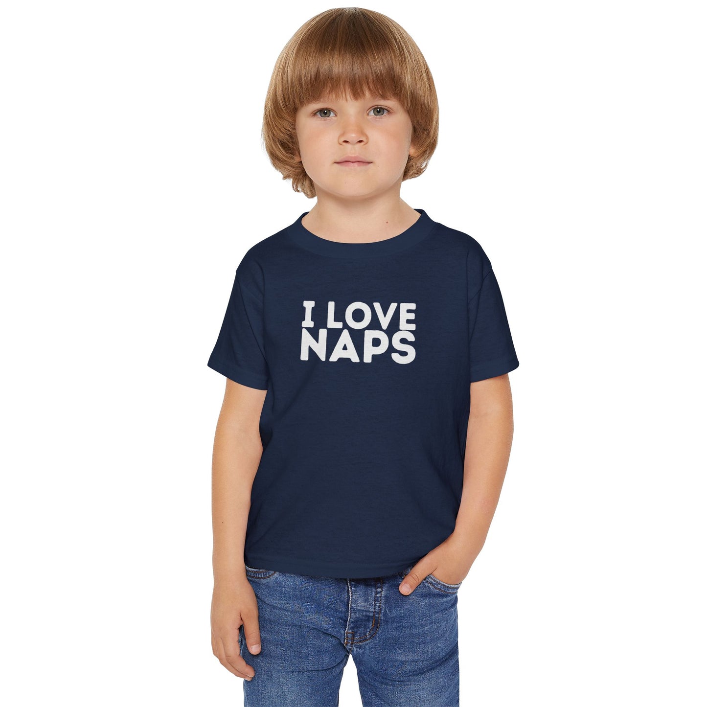 Toddler T-shirt with 'I Love Naps' Design, Fun Kids Apparel, Birthday Gift, Baby Shower, Toddler Wear, Cute Napping Tee