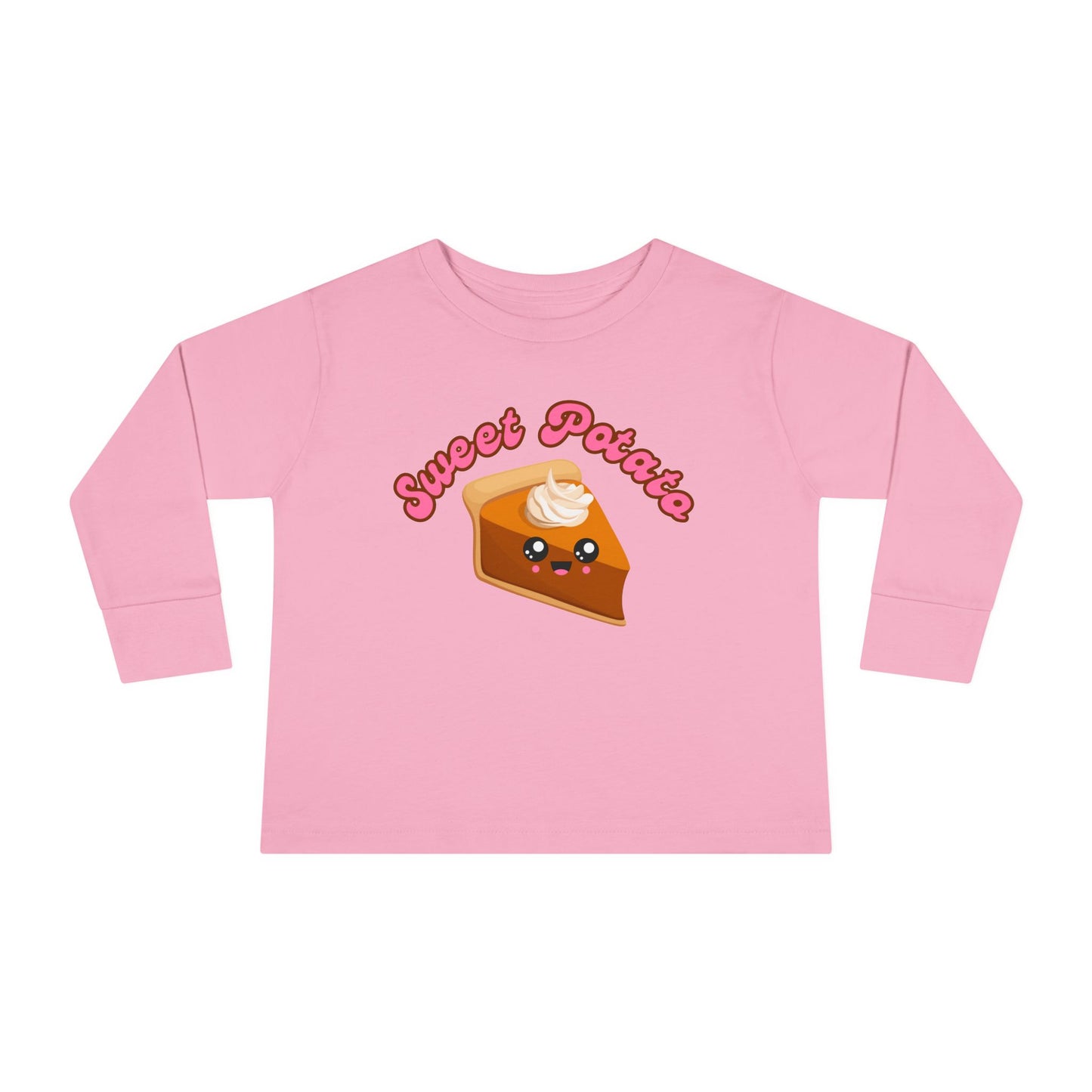 Sweet Potato Pie Toddler Tee, Thanksgiving Shirt, Holiday Outfit, Cute Kids Top, Cartoon Pie Design