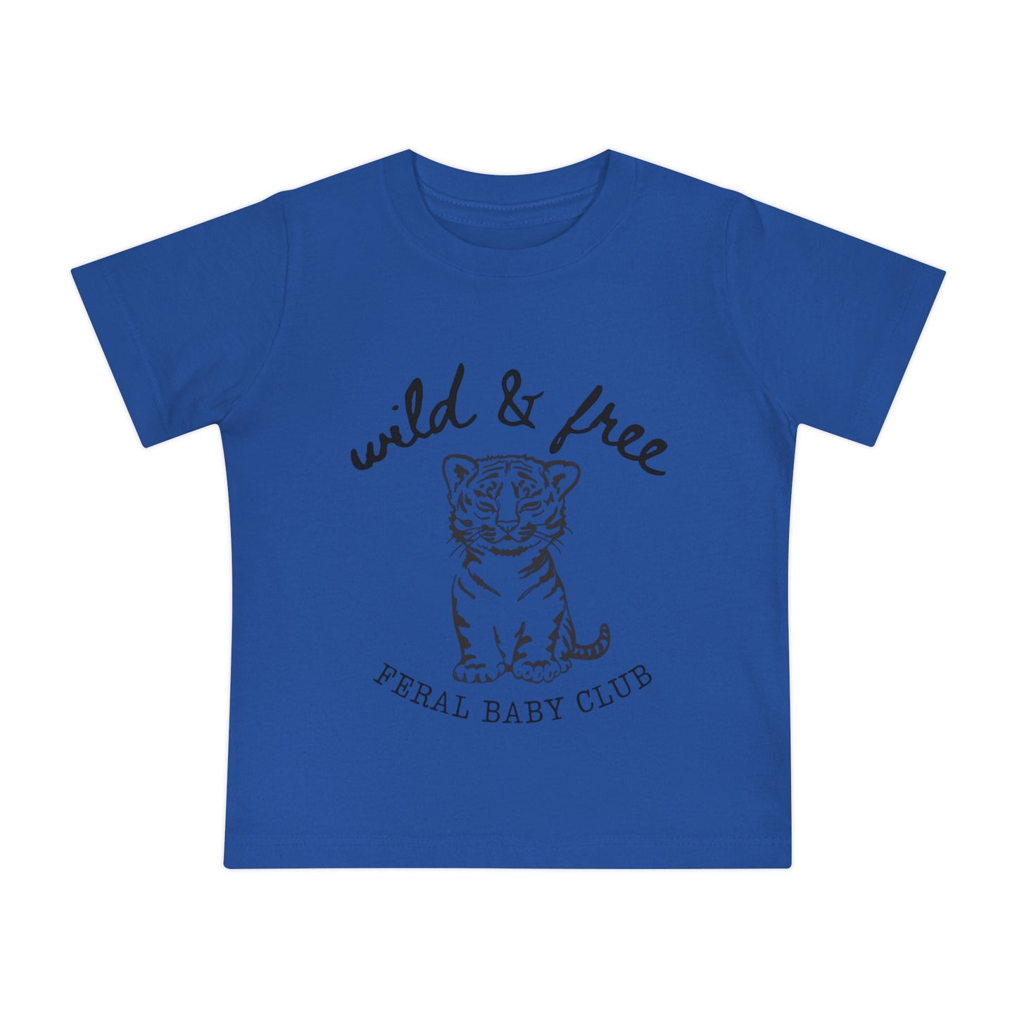 Feral Baby Short Sleeve T-Shirt, Teeshirt for baby, teeshirt for toddler, funny teeshirt for toddler, matching mommy and me shirt