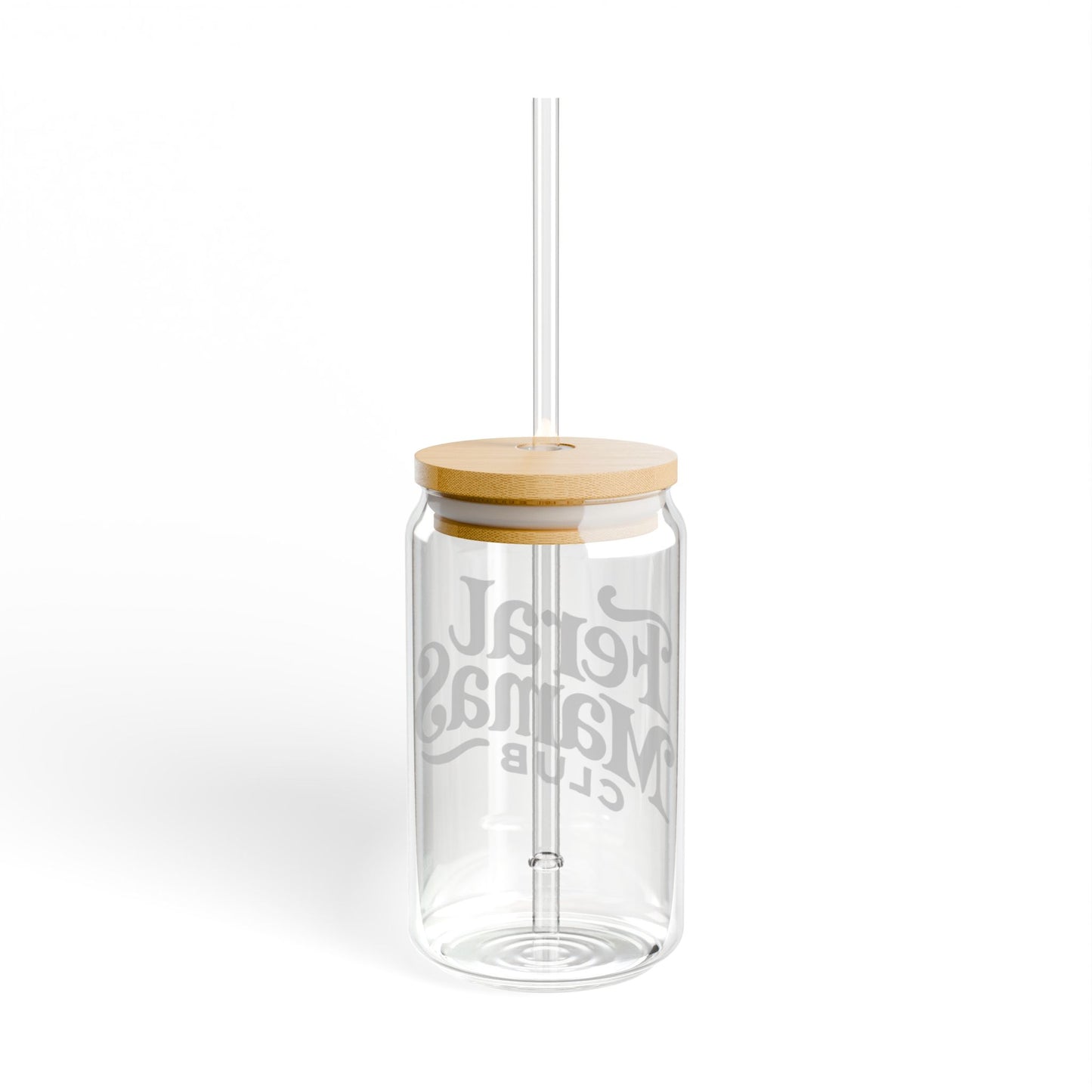 Feral Mamas Club Sipper Glass 16oz, Mama on the Go Iced Coffee Tea Tumbler, Travel Cup Gift for Mom, Fierce Mom Life Mug, Mom Life Glass