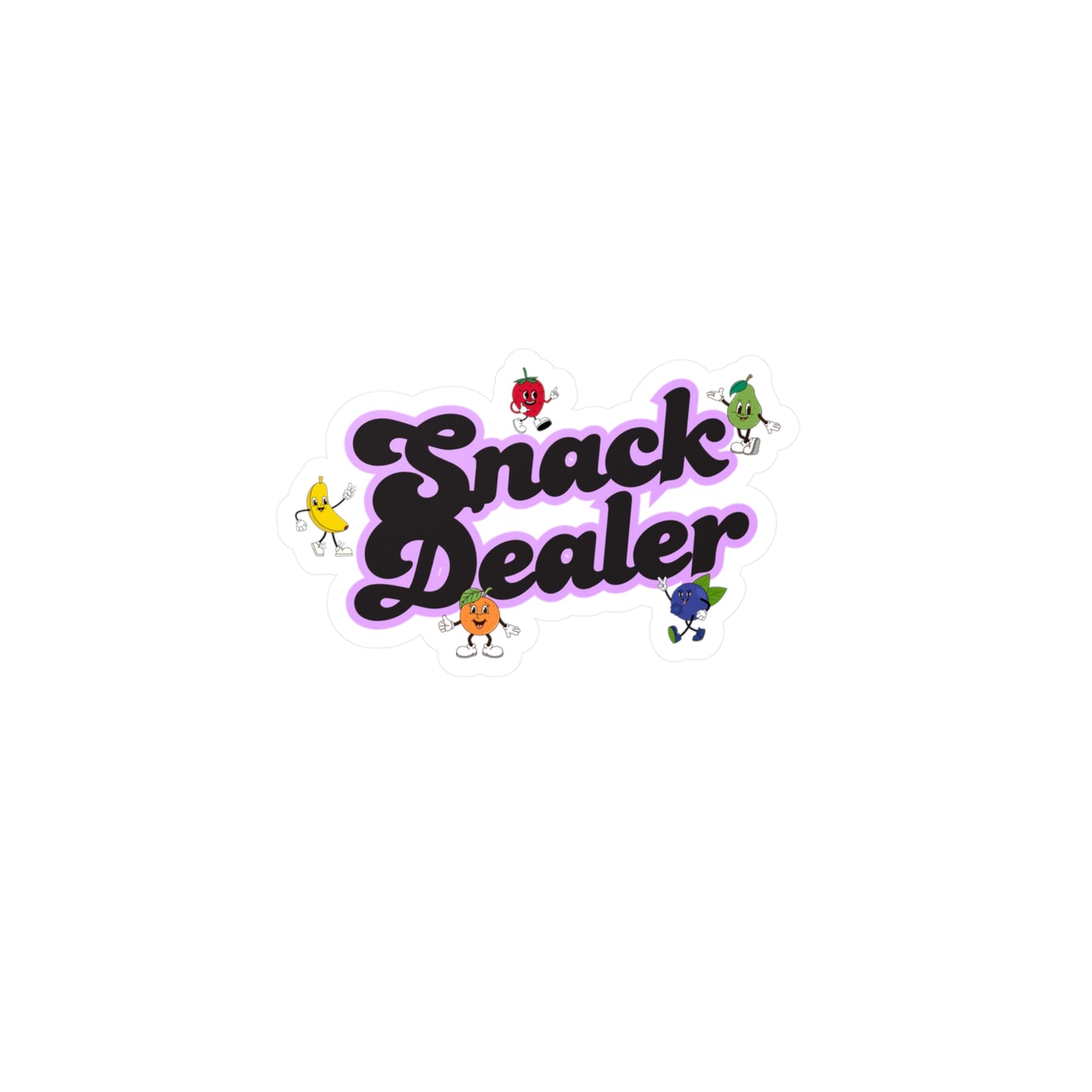 Snack Dealer Funny Fruit Sticker