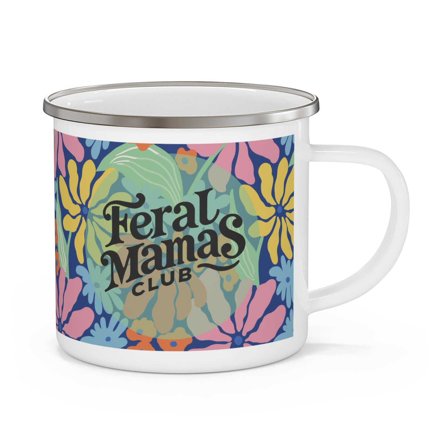 Floral Feral Mamas Club Camping Mug