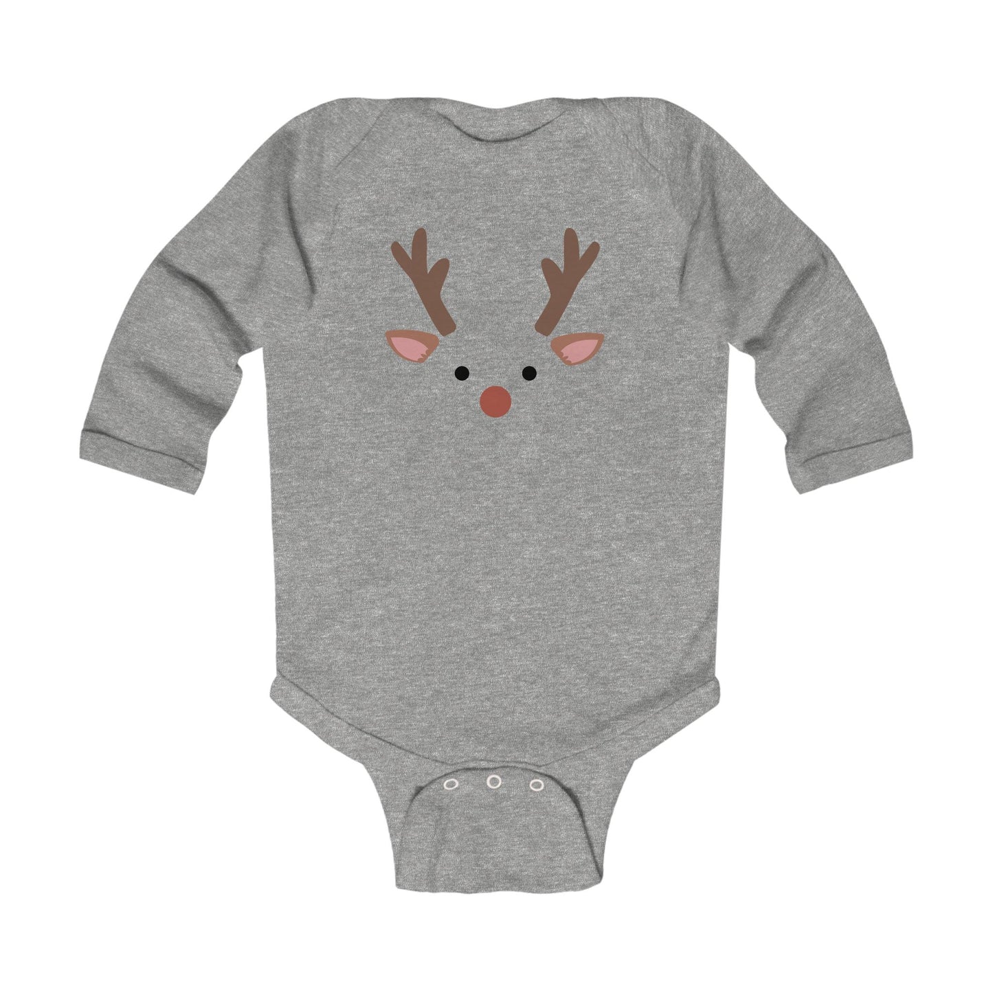 Reindeer Infant Onesie, Baby Long Sleeve Bodysuit, Cute Baby Reindeer Outfit, Matching Mama Reindeer Shirt, Christmas Baby Clothes, Holiday