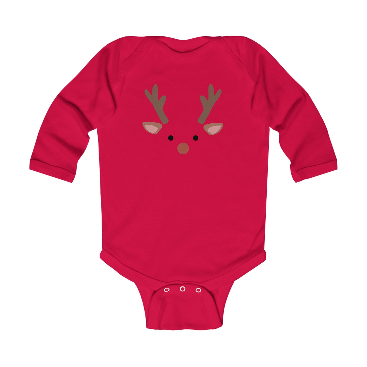 Reindeer Infant Onesie, Baby Long Sleeve Bodysuit, Cute Baby Reindeer Outfit, Matching Mama Reindeer Shirt, Christmas Baby Clothes, Holiday