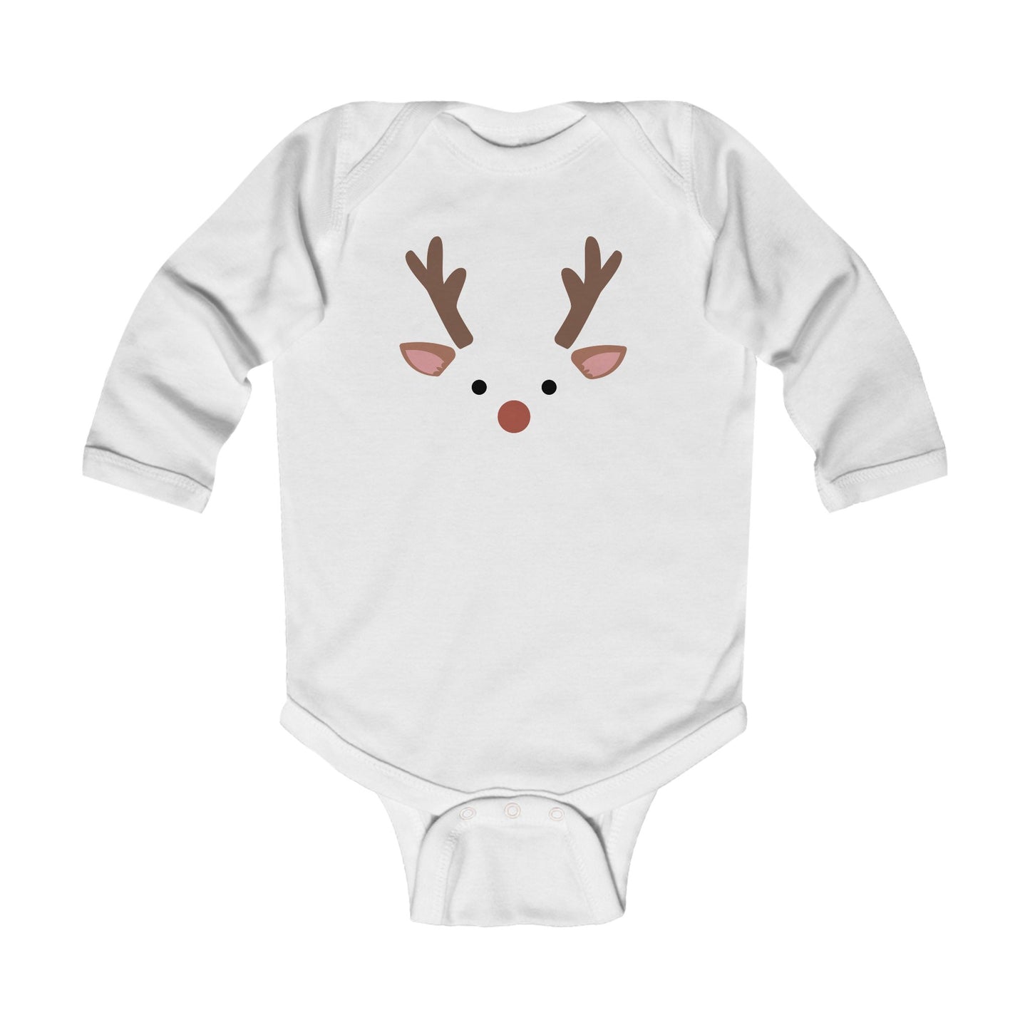 Reindeer Infant Onesie, Baby Long Sleeve Bodysuit, Cute Baby Reindeer Outfit, Matching Mama Reindeer Shirt, Christmas Baby Clothes, Holiday