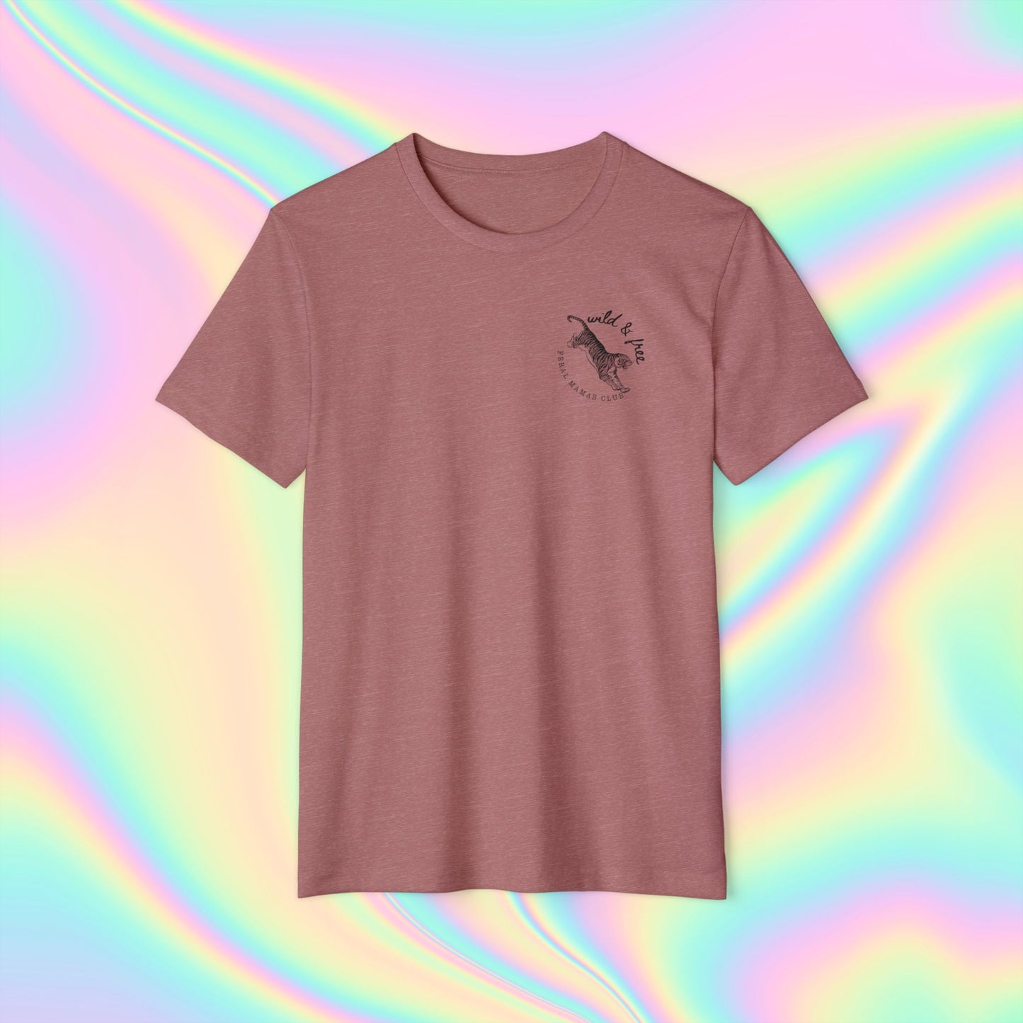 Eco-Friendly Tiger Design T-Shirt - Feral Mamas Club Apparel